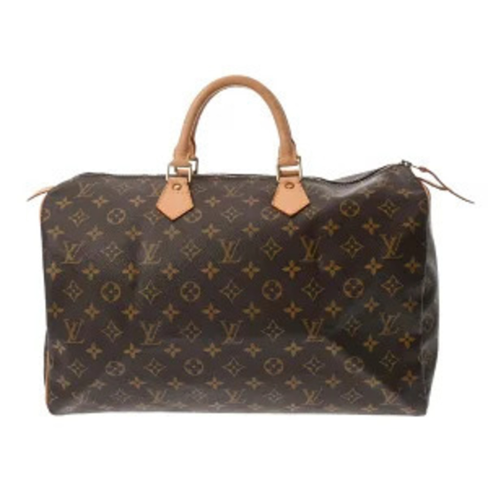 Louis Vuitton Monogram Speedy brown Brown Canvas Handbag